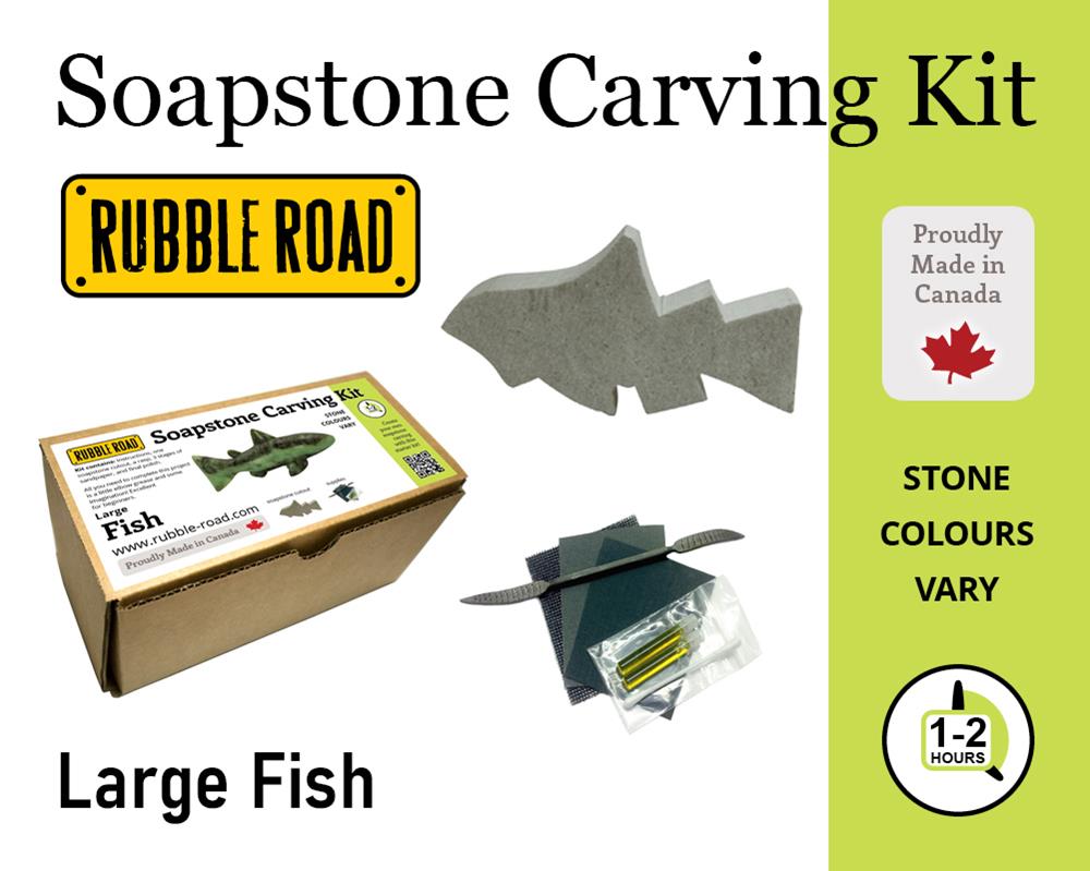 (image for) Soapstone Kit Large Fish