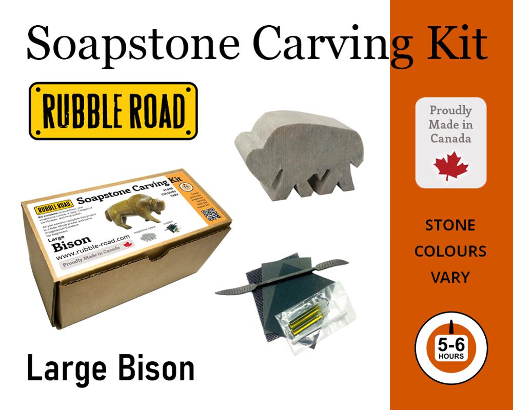 (image for) Soapstone Kit Large Bison