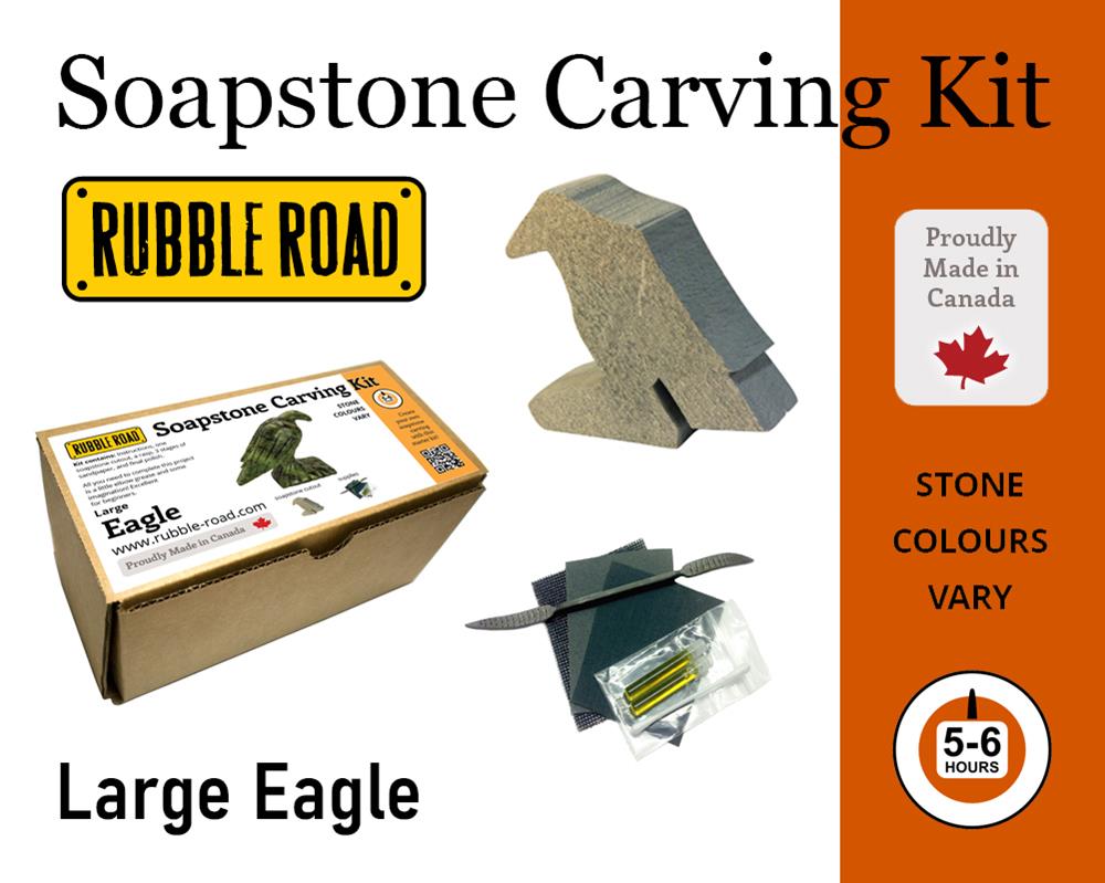 (image for) Soapstone Kit Large Eagle