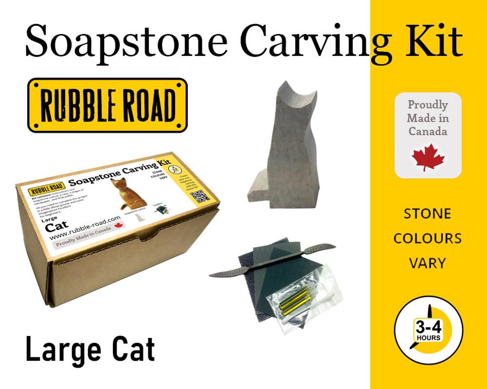 (image for) Soapstone Kit Large Cat