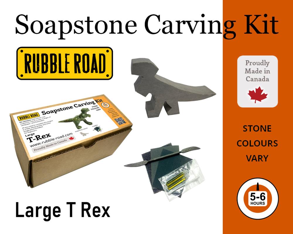 (image for) Soapstone Kit Large T Rex