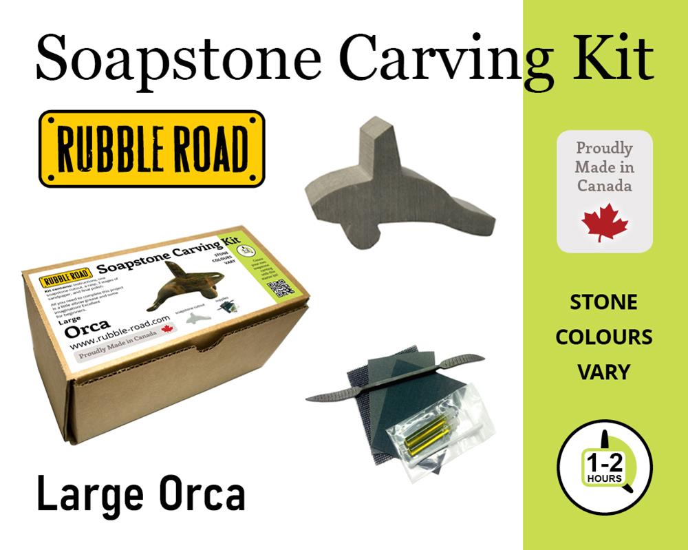 (image for) Soapstone Kit Large Orca
