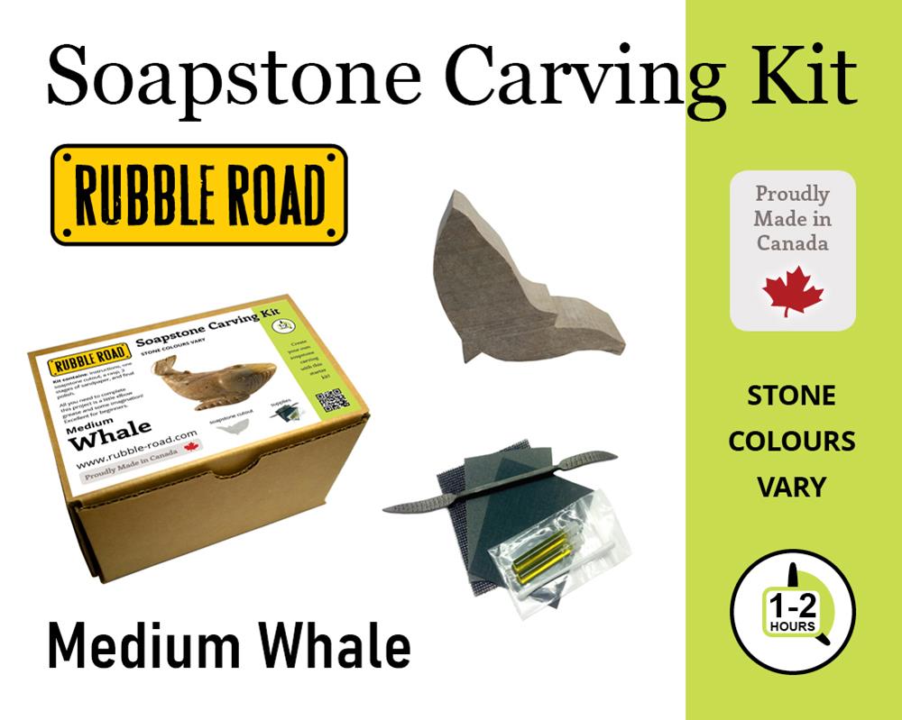 (image for) Soapstone Kit Medium Whale
