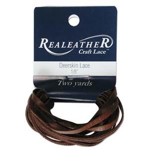 (image for) Deer Skin Lace 1/8" Chocolate