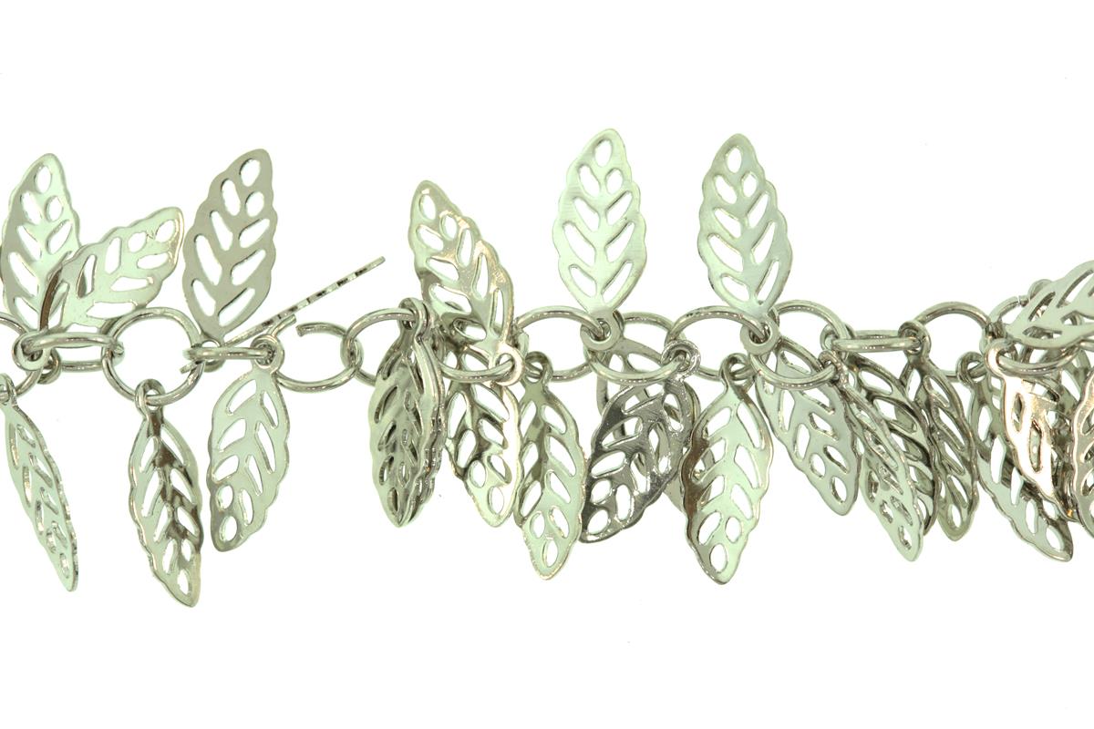 (image for) Chain Leaf Open White