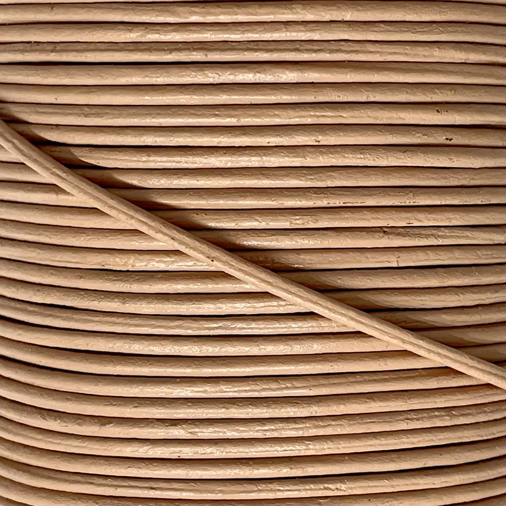(image for) Leather Cord 2mm Beige