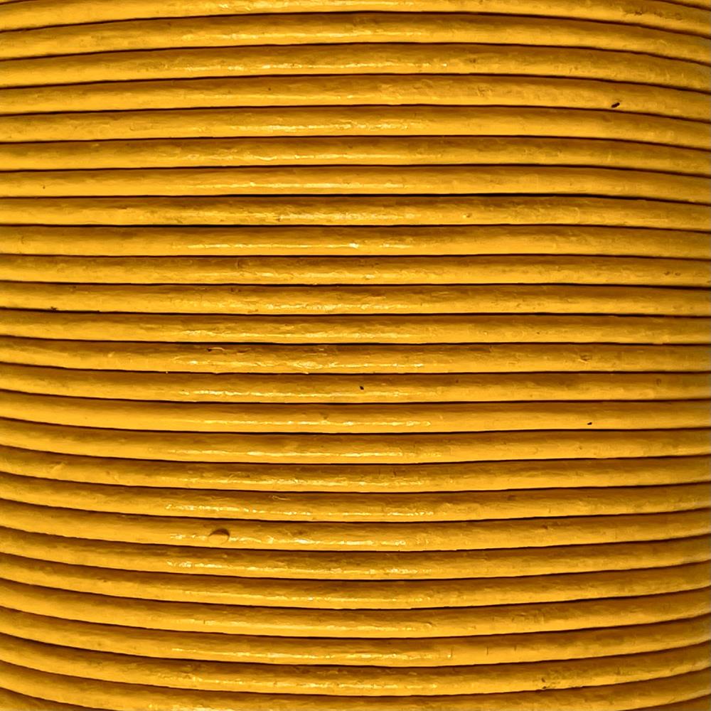 (image for) Leather Cord 2.5mm Yellow