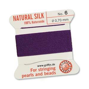 (image for) Silk Cord #6 Amethyst