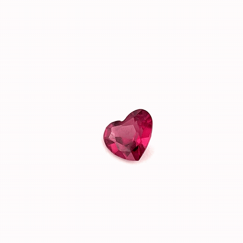 (image for) Rhodolite Garnet 4mm Heart - Click Image to Close