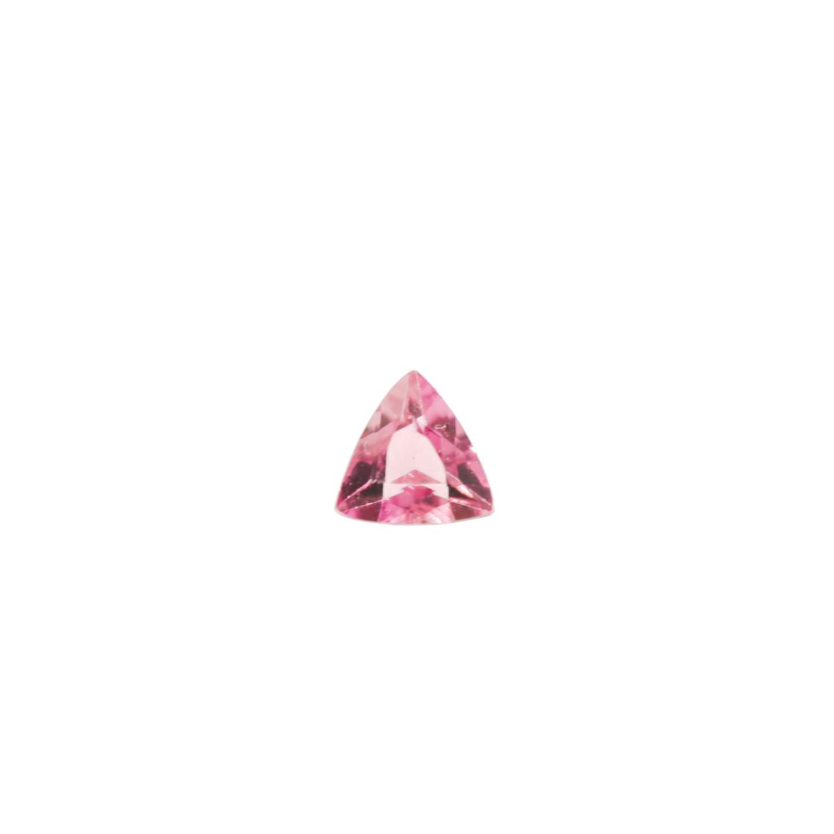 (image for) Tourmaline 3mm Trillion Pink