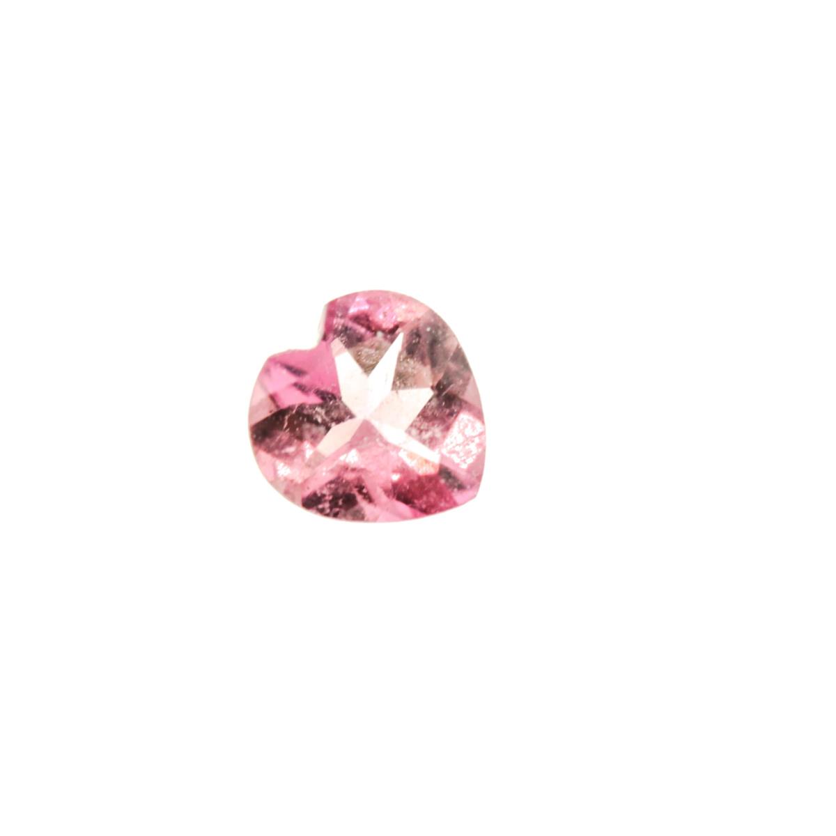 (image for) Tourmaline 5mm Heart Pink