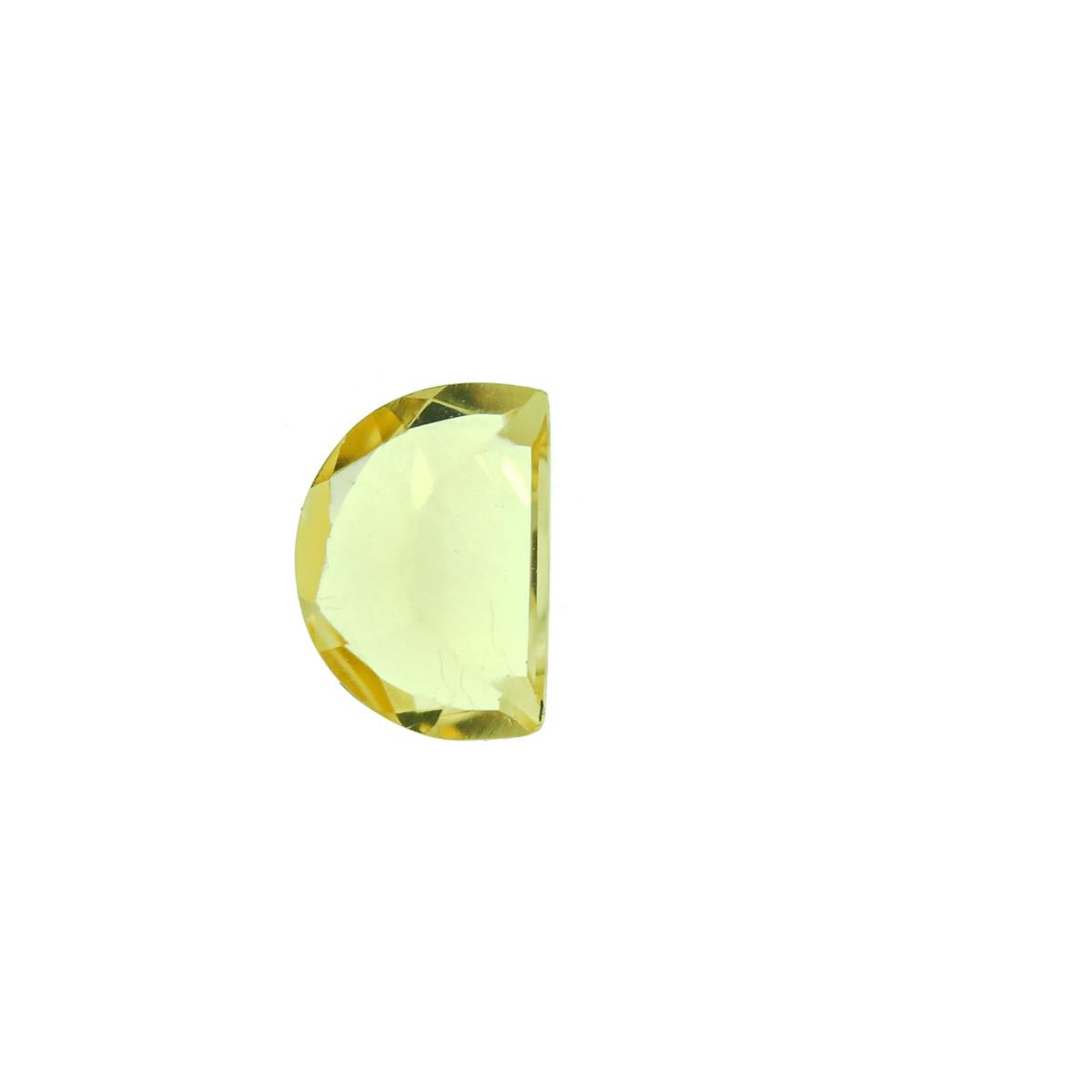 (image for) Citrine 5x7mm 1/2 moon cut