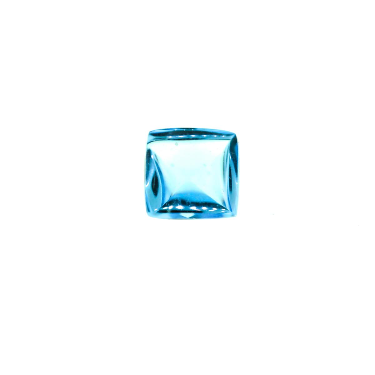 (image for) Topaz 4mm Square Swiss Blue
