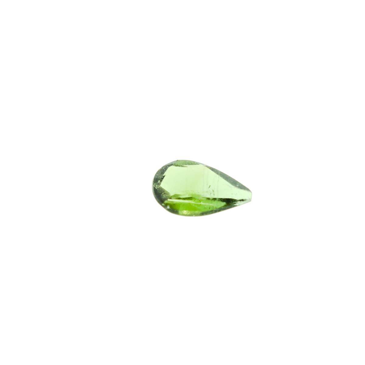 (image for) TOURMALINE GREEN PEAR 4X2.5