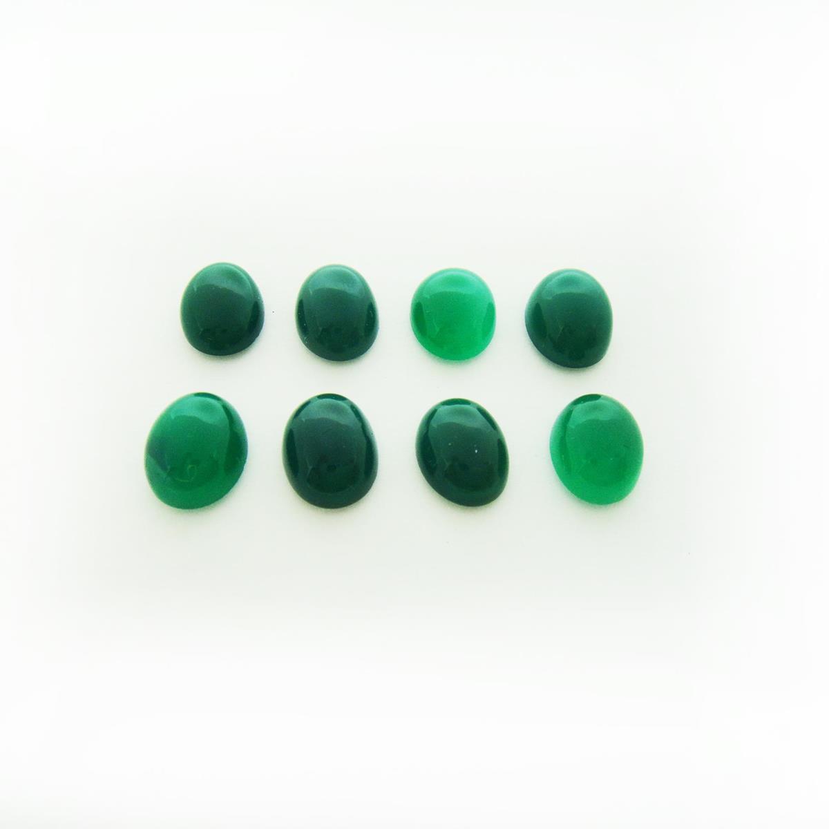 (image for) Quartz 9x7mm Oval Green