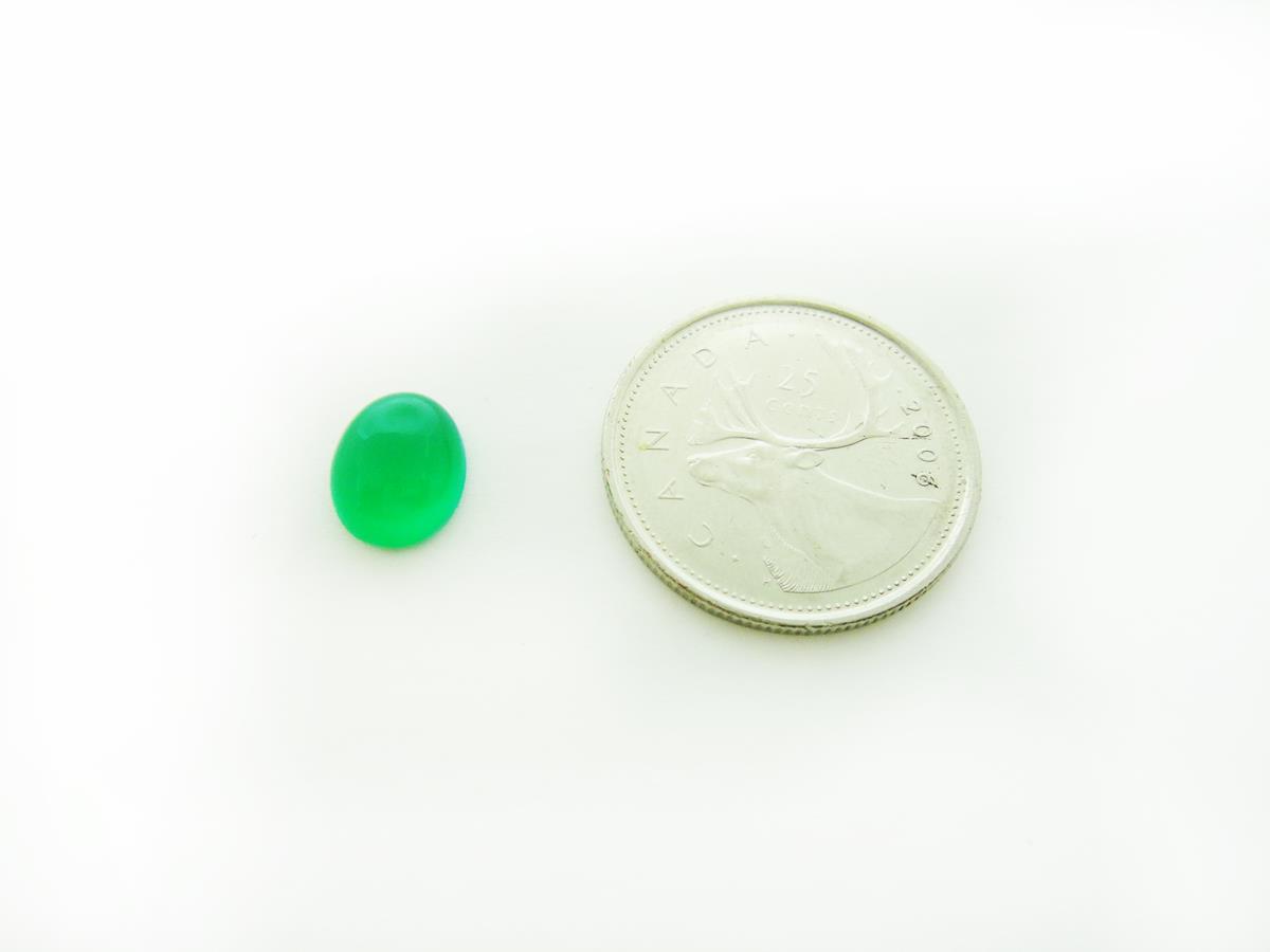 (image for) Quartz 10x8mm Oval Green - Click Image to Close