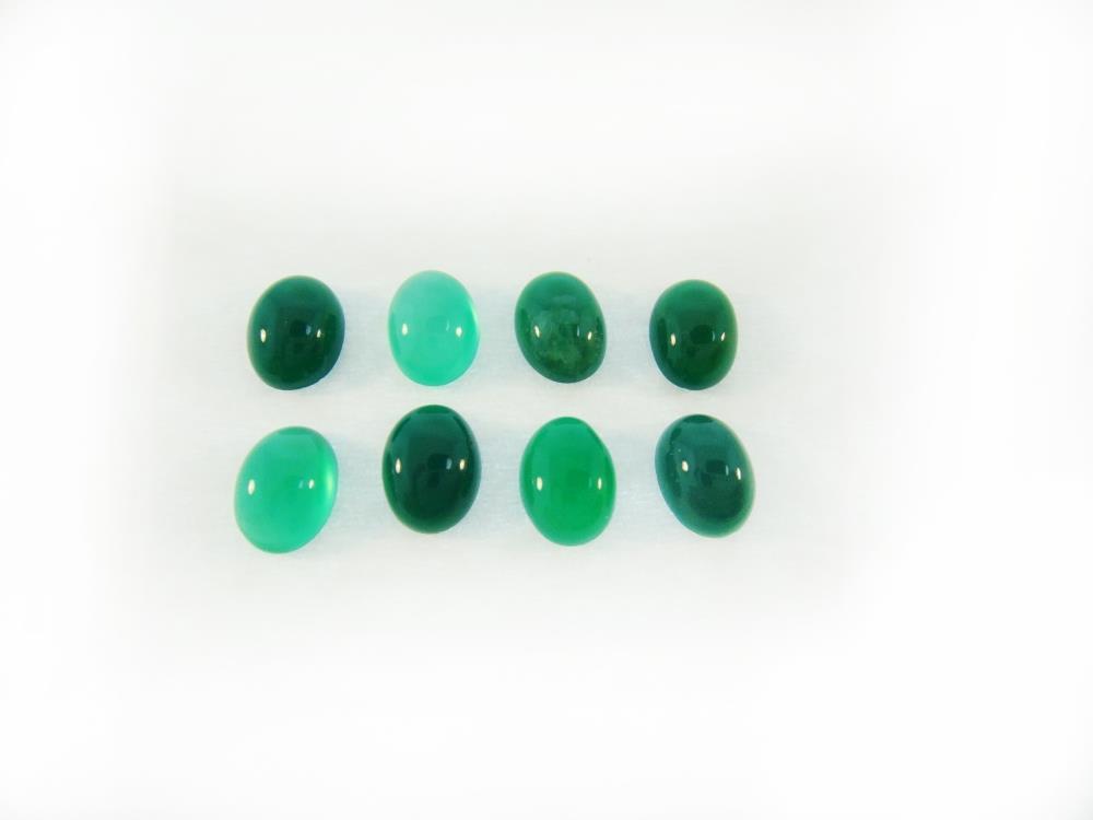 (image for) Quartz 8x6mm Oval Green