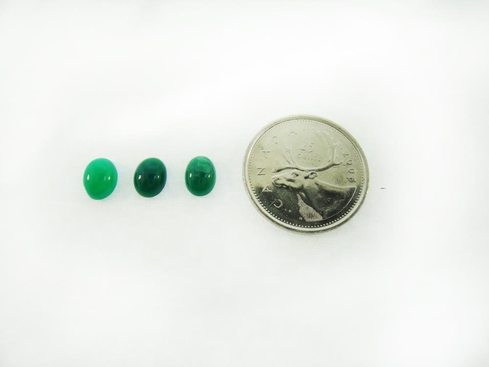 (image for) Quartz 8x6mm Oval Green - Click Image to Close