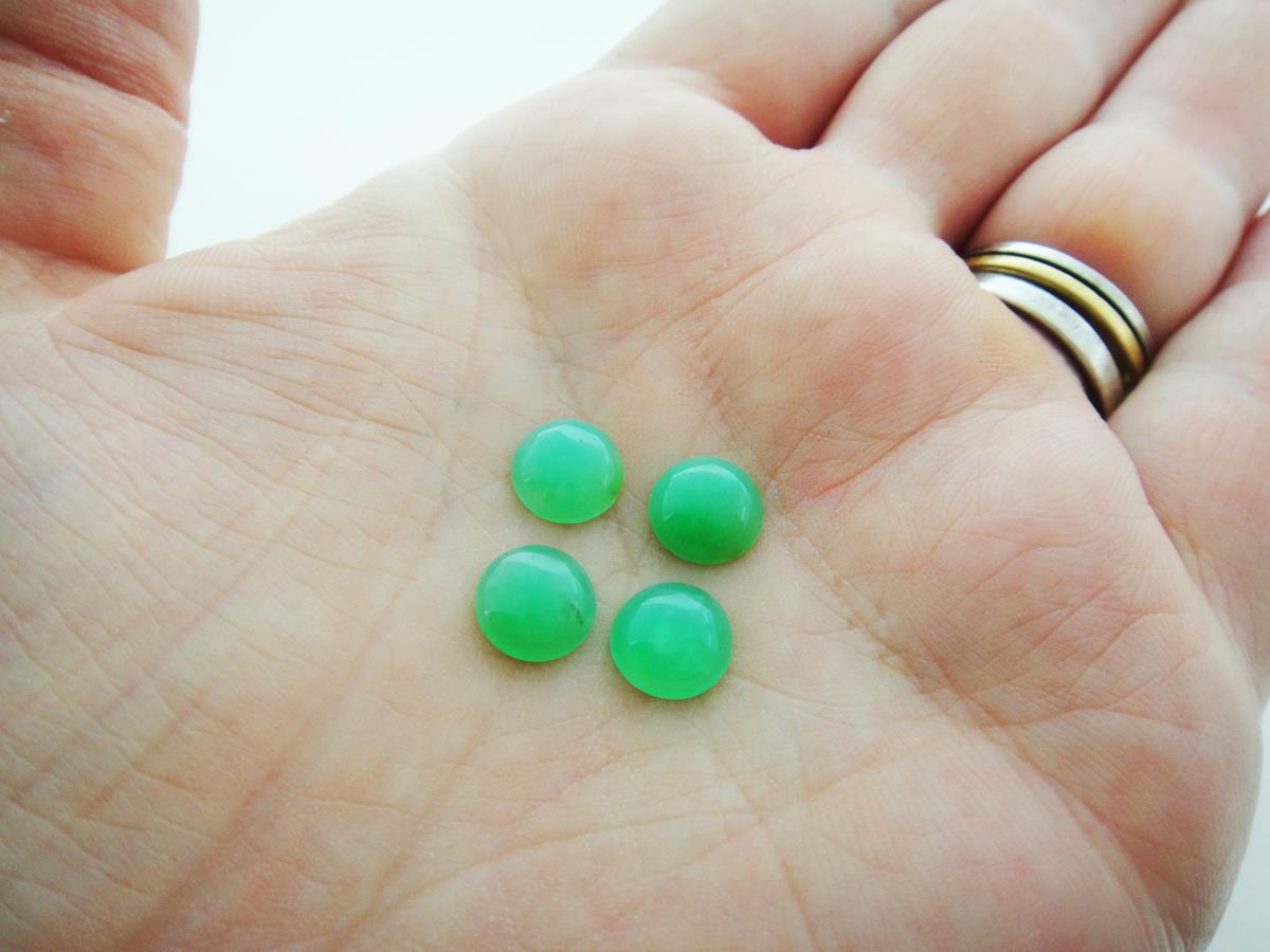 (image for) Chrysoprase 8mm Round - Click Image to Close