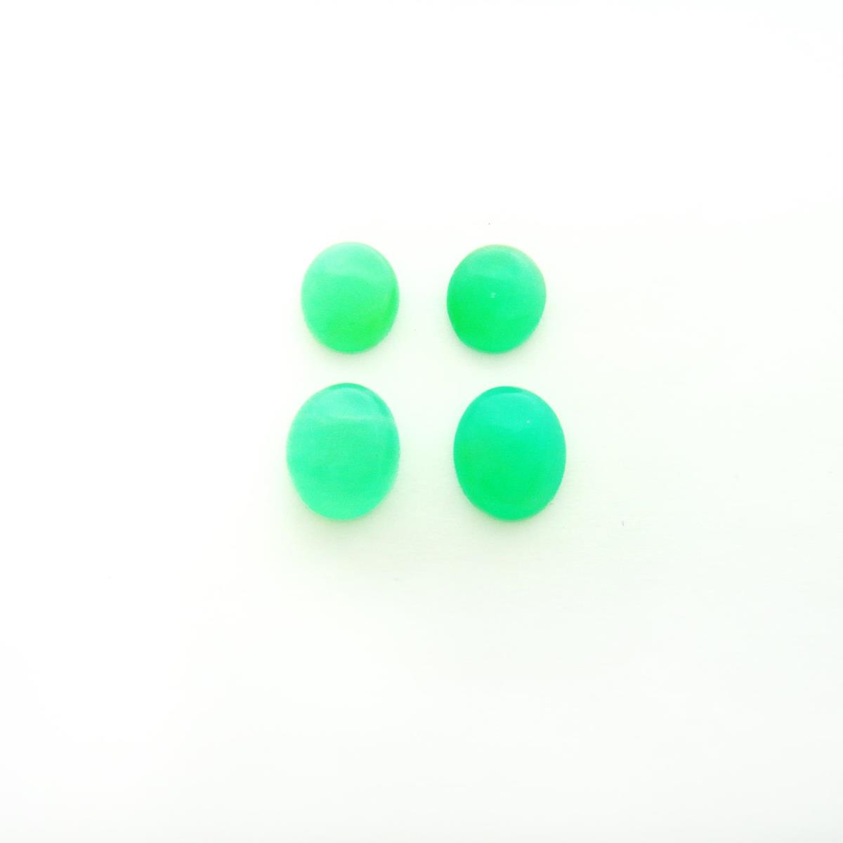 (image for) Chrysoprase 10x8mm Oval