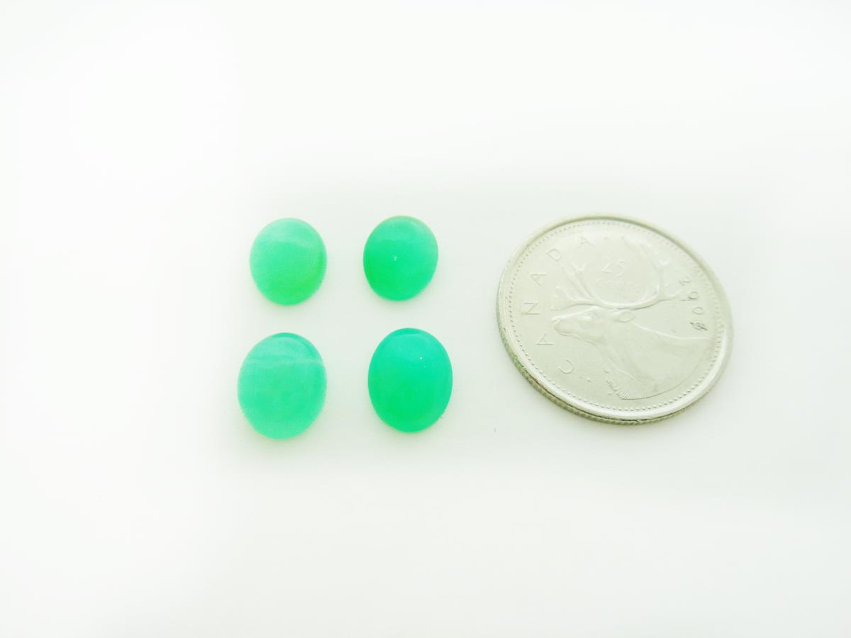 (image for) Chrysoprase 10x8mm Oval - Click Image to Close