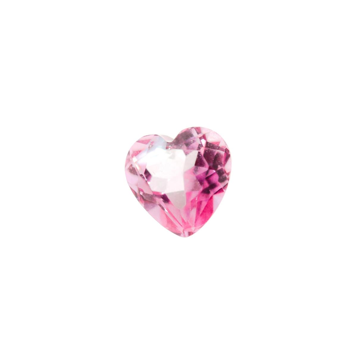 (image for) Topaz 6mm Heart Pink