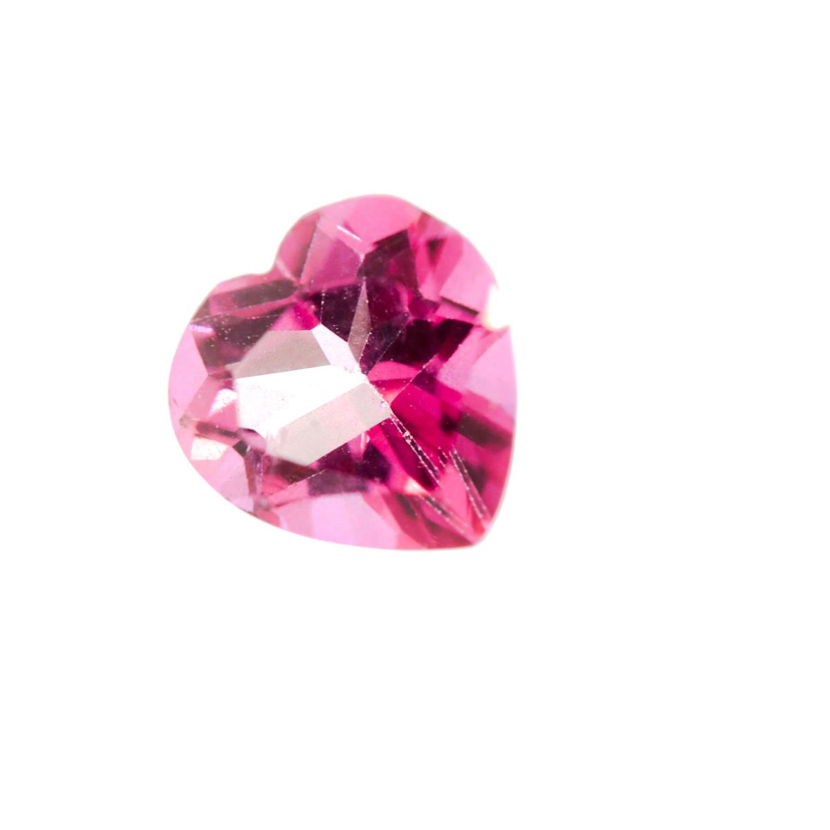 (image for) Topaz 8mm Heart Pink