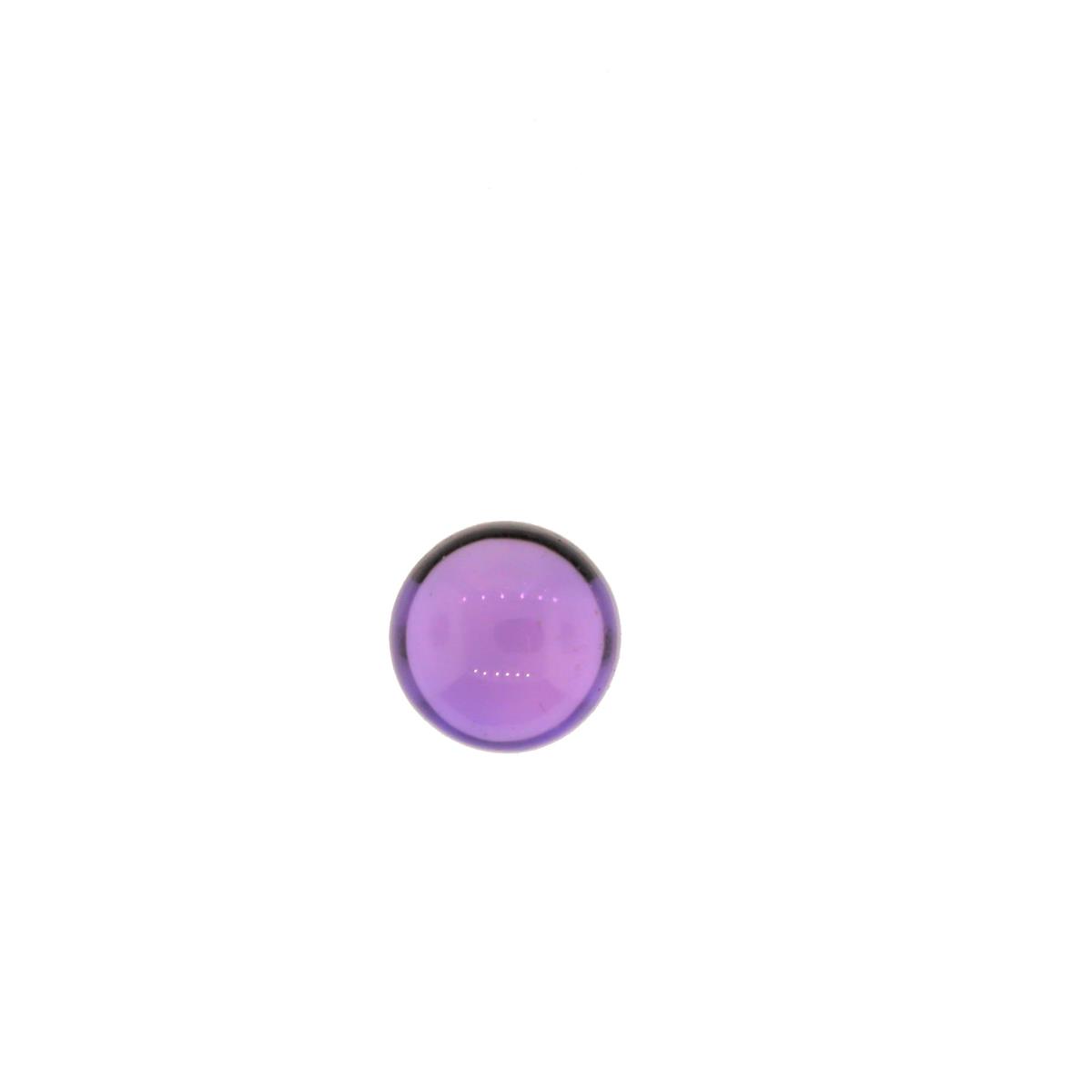 (image for) Synthetic Amethyst 5mm Round