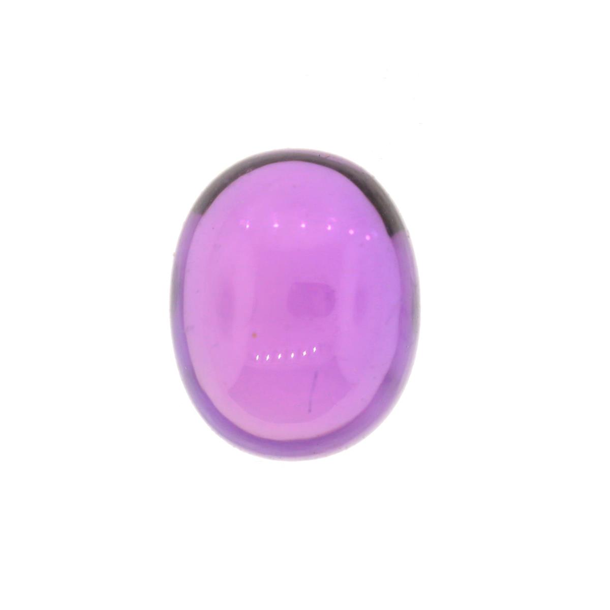(image for) Cubic Zirconia Amethyst Cab