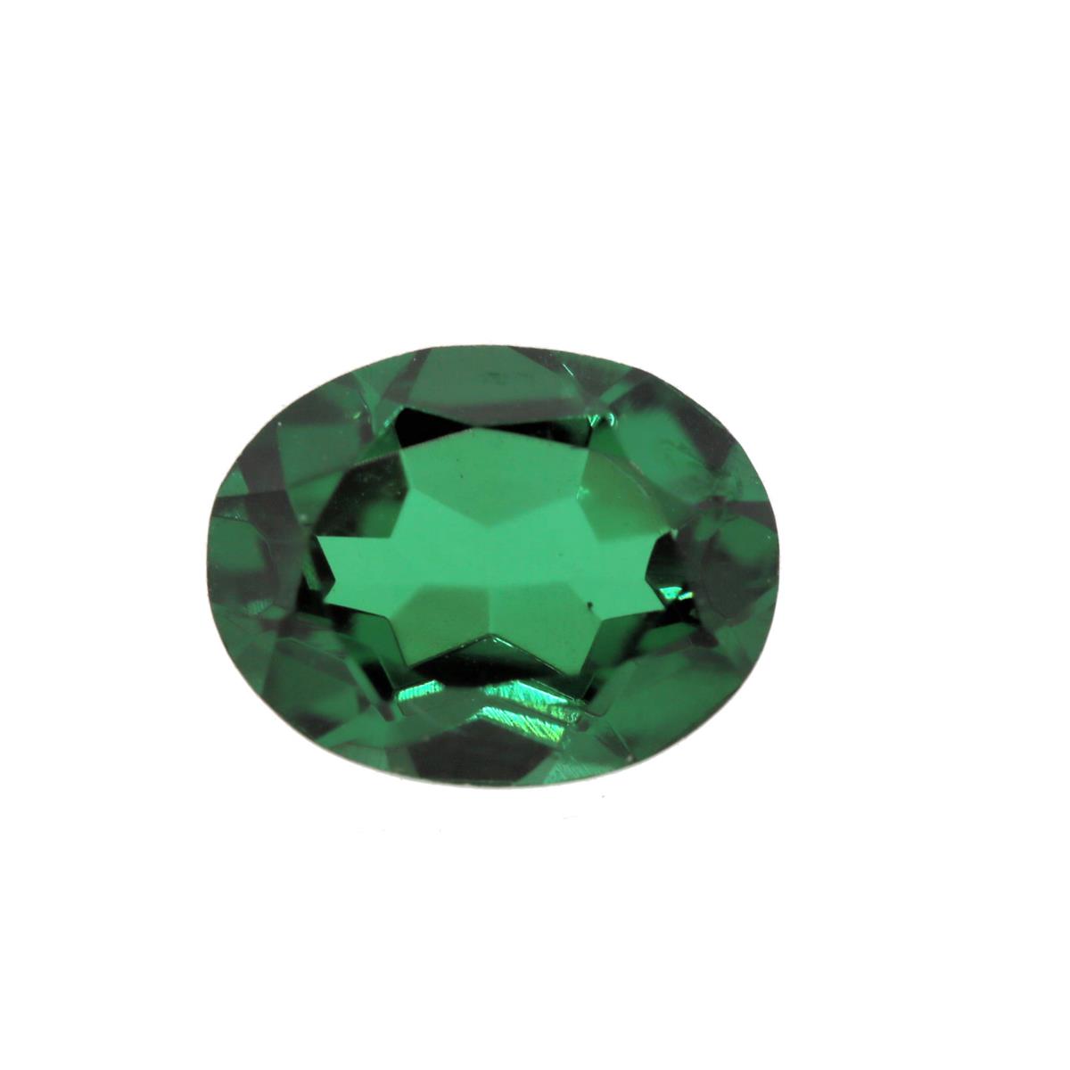 (image for) Synthetic Emerald Soude' 9x7mm