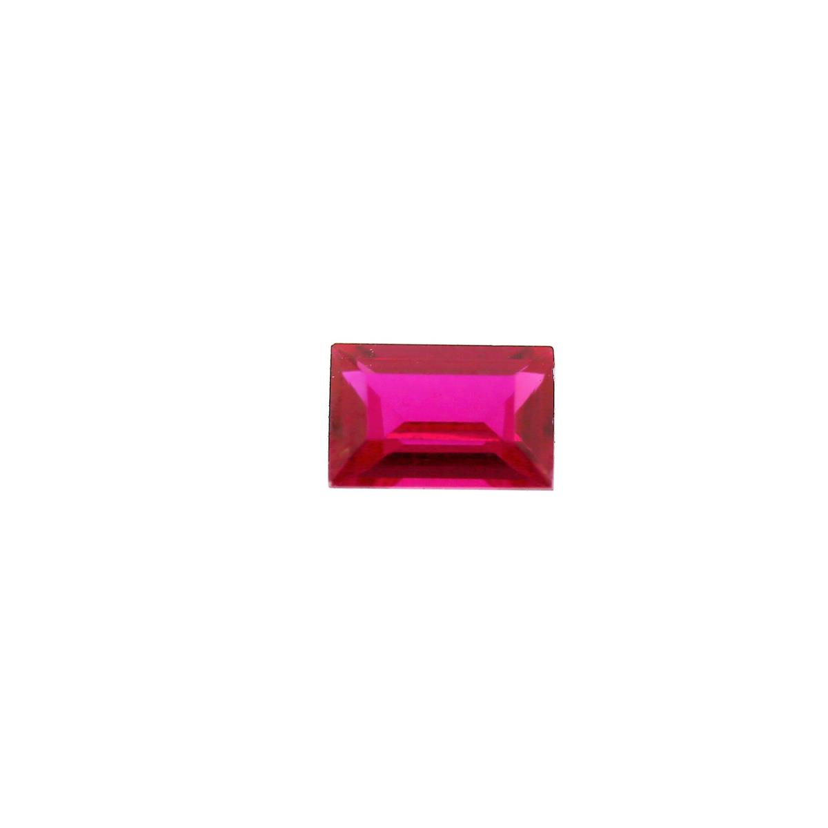 (image for) Synthetic Ruby 6x4mm Rectangle