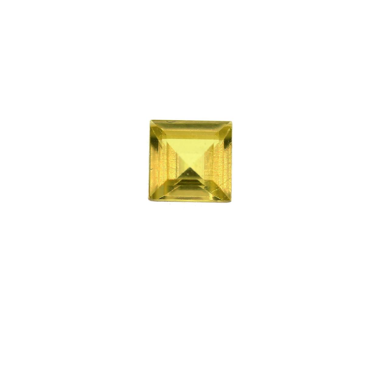 (image for) Synthetic Peridot 5mm Square