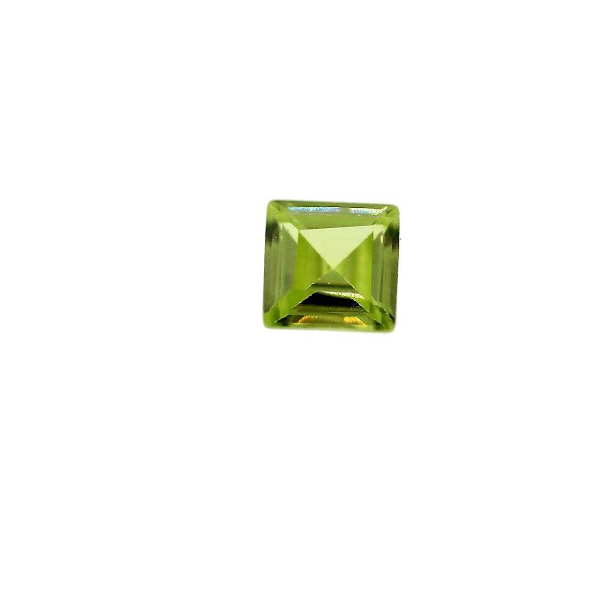 (image for) Synthetic Peridot 4mm Square