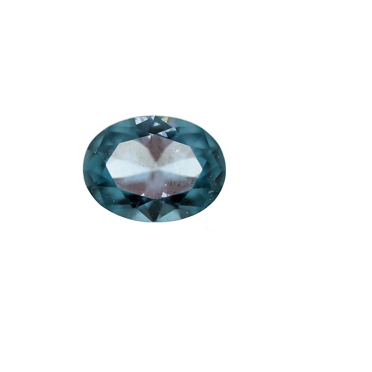 (image for) Synthetic Blue Zircon 8x6mm