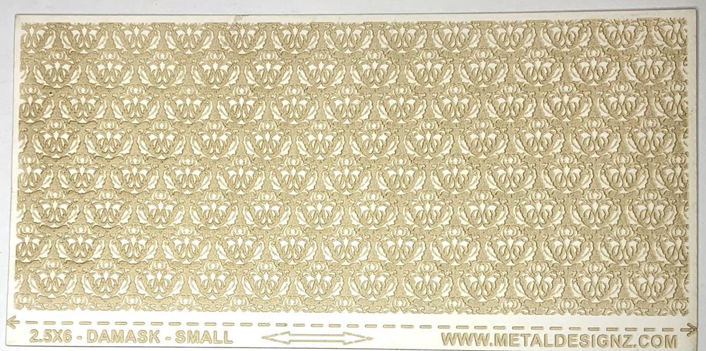 (image for) Texture Paper 2.5x6 Damask Sm