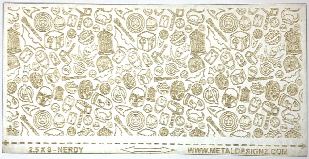 (image for) Texture Paper 2.5x6 Nerdy