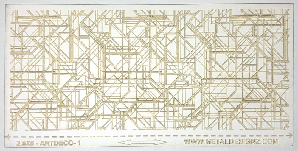 (image for) Texture Paper 2.5x6 Art Deco 1