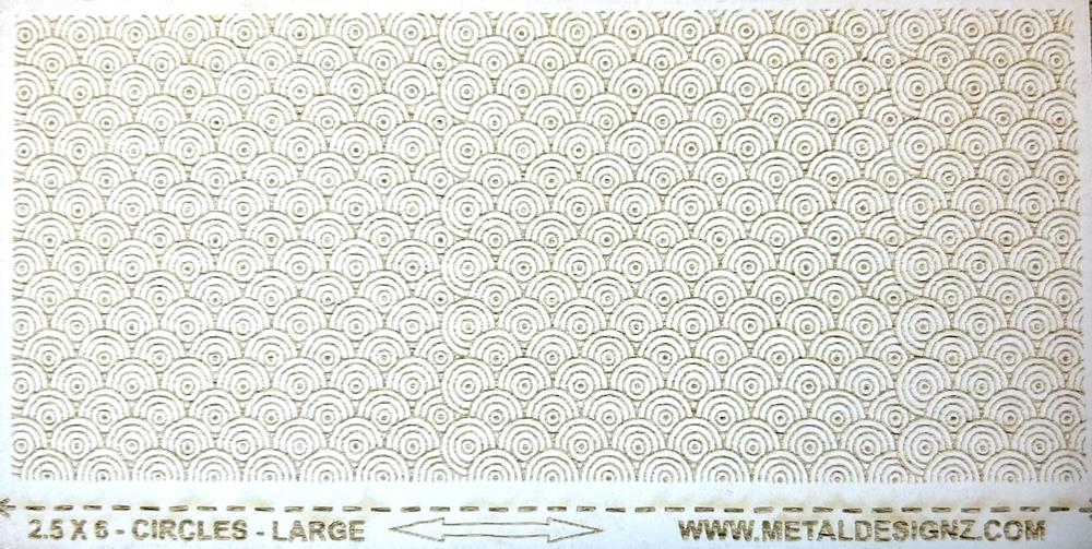 (image for) Texture Paper 2.5x6 Circles Lg