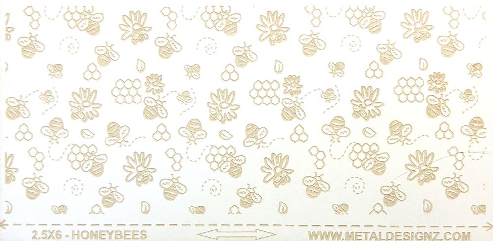 (image for) Texture Paper 2.5x6 Honeybees
