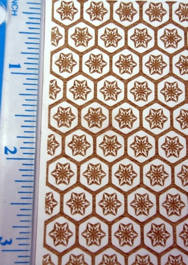 (image for) Texture Paper 2.5x9 Star Combs