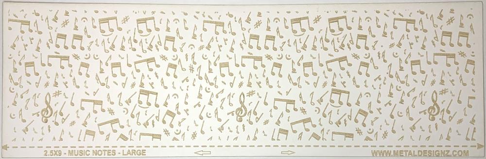 (image for) Texture Paper 2.5x9 Music