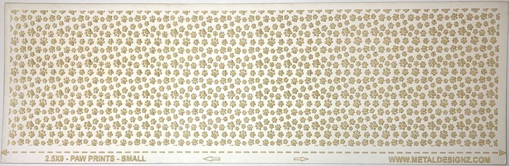 (image for) Texture Paper 2.5x9 Paw Prints
