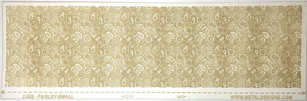 (image for) Texture Paper 2.5x9 Paisley Sm