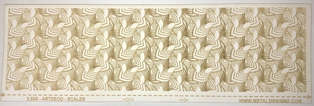 (image for) Texture Paper 2.5x9 Art Deco