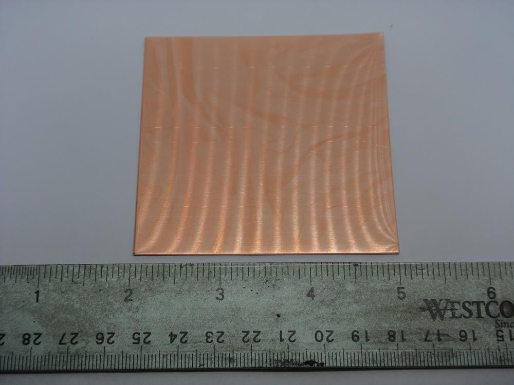 (image for) Copper Sheet 20ga 3x3" - Click Image to Close