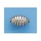 (image for) Sterling Bead Bali 13x8mm Oval