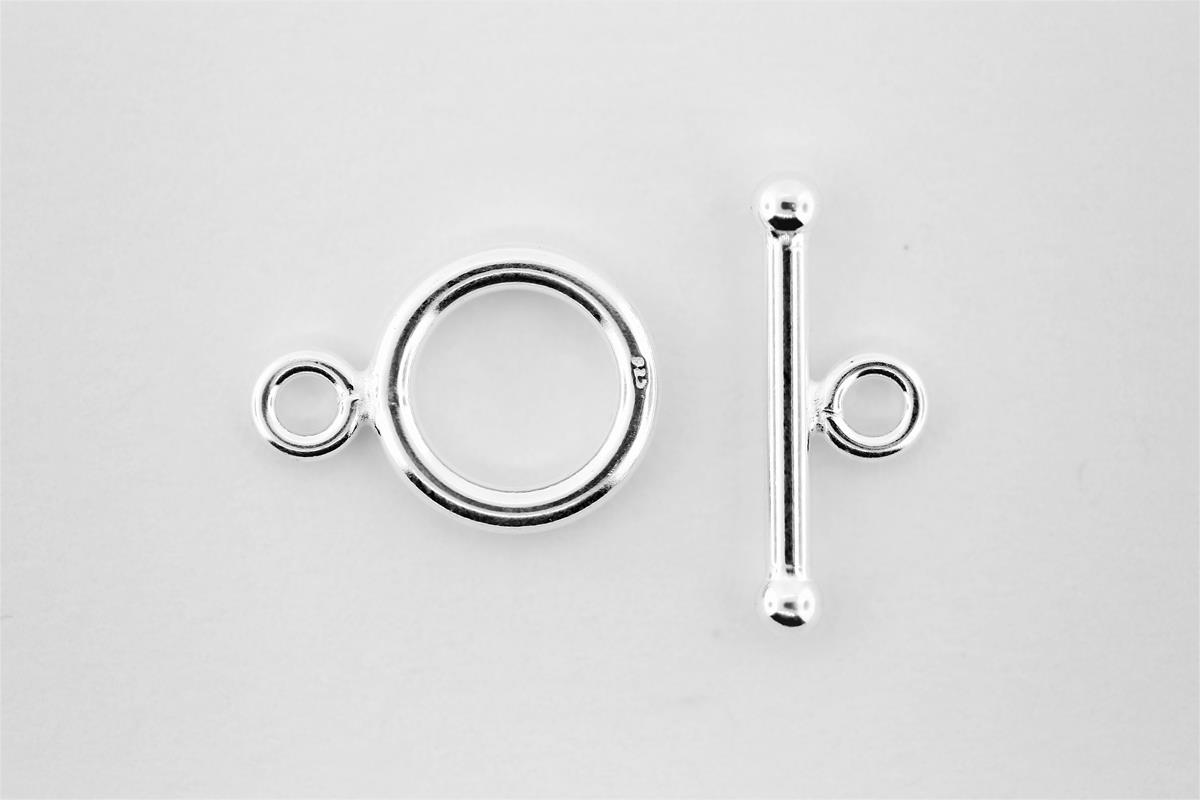 (image for) Stg Clasp Toggle 12mm Loop