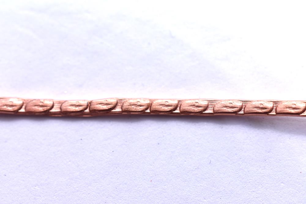 (image for) Copper Pattern Wire Bean
