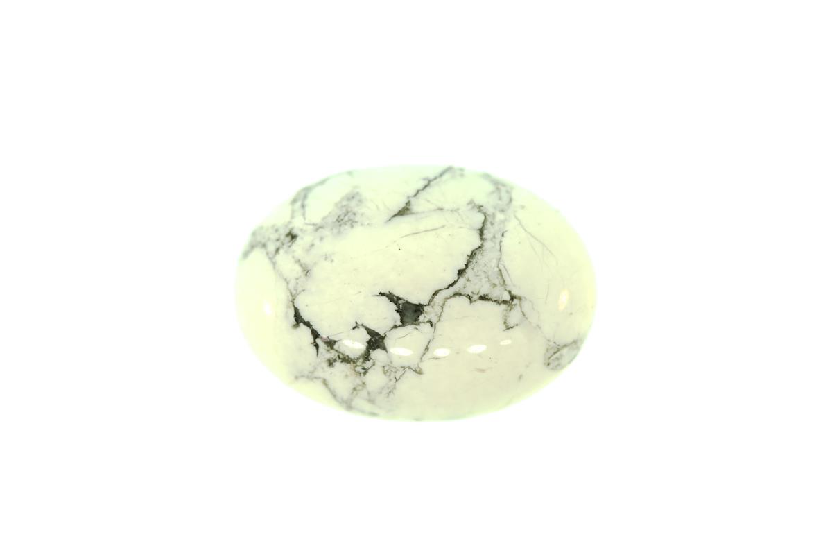 (image for) Howlite 25x18mm Oval White