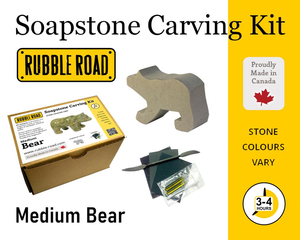 (image for) Soapstone Kit Medium Bear